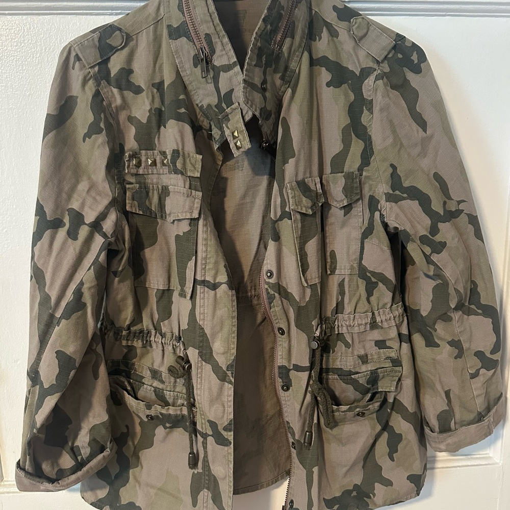 Love, Fire Camouflage Jacket